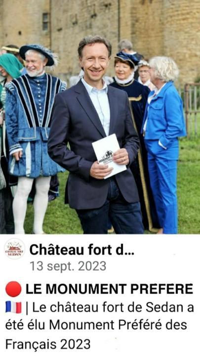 La Suite De Notre Dame Au Pied Du Chateau Fort Sedan Exterior foto